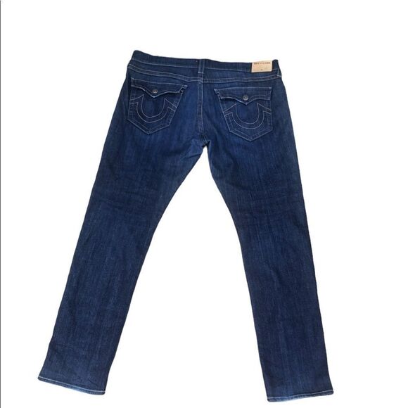 True Religion Jeans Size 38 GENO FLAP T Blue - Picture 4 of 8